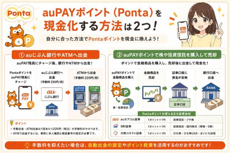 auPAYポイントの現金化方法
